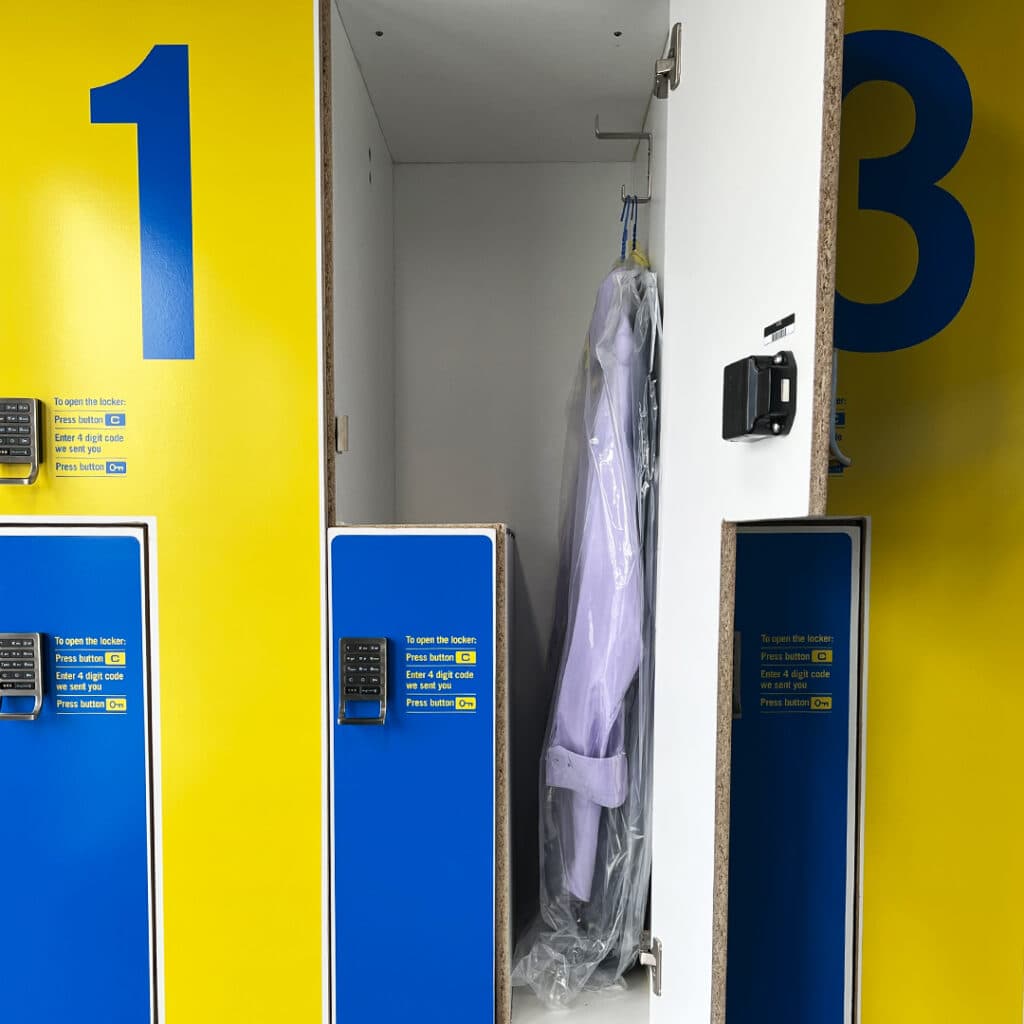 24 Hour pickup lockers