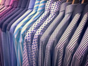 A stack of shirts