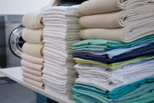 Stacks of clothing